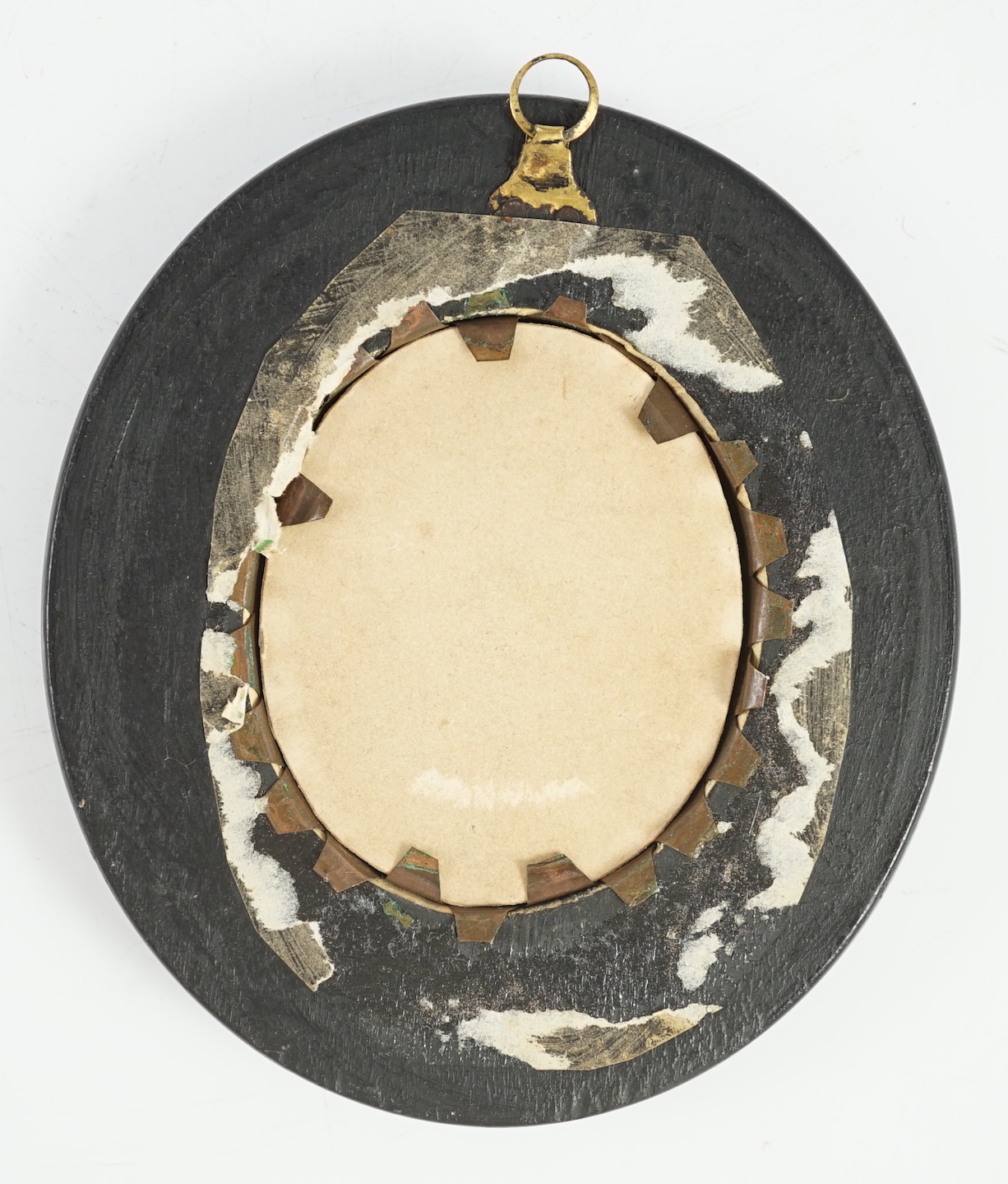 French School circa 1850, Portrait miniature of an army officer, watercolour and gum arabic on paper, 6.5 x 5.2cm.